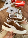 Suede Xl Marrom/Branco Premium