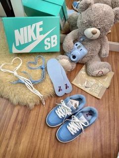 Dunk Low Teddy Camurça Azul Premium - comprar online