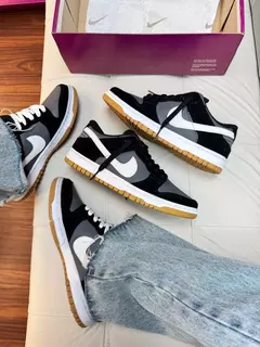SB Dunk Low Preto/Cinza Premium na internet