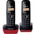 Teléfono Inalámbrico Panasonic KXTG-1612SPR Negro - comprar online