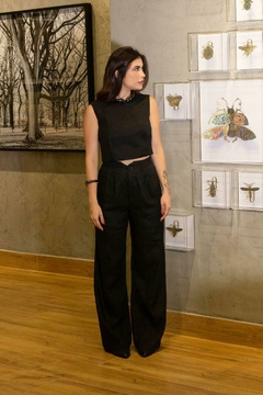 Blusa Ziper Preta