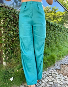 Calça Capri Turquesa na internet