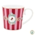 Caneca Grande Medallion Stripes Rosa/Vermelho Love Birds Pip Studio