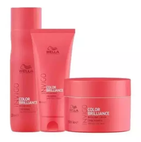 KIT SHAMPOO + MASCARA + ESMALTE WELLA