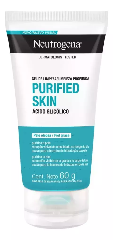 GEL DE LIMPEZA NEUTROGENA PURIFIED SKIN GEL 60G