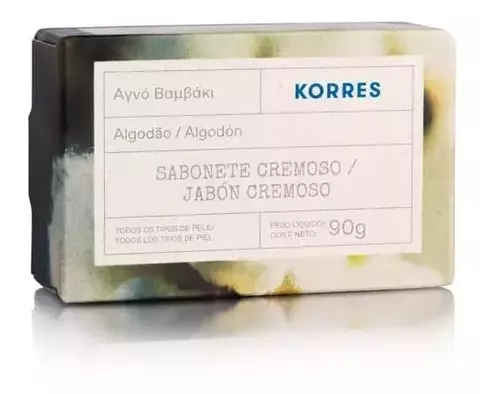 SABONETE KORRES ALGODÃO