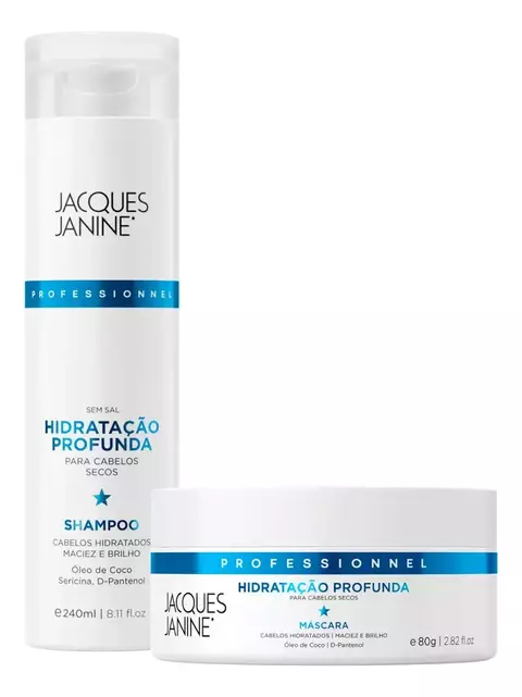 MASCARA HIDRATAÇÃO PROFUNDA JACQUES JANINE 80G