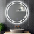 Espejo Redondo Arenado Simple Con Led - comprar online