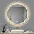 Espejo Redondo Arenado Simple Con Led - comprar online