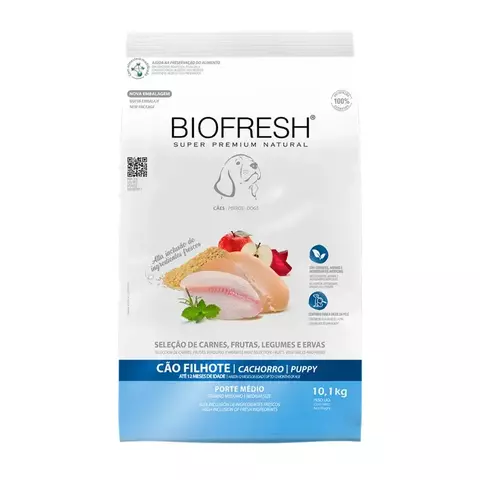 BIOFRESH FILHOTE RAÇAS MEDIAS 10,1KG - comprar online