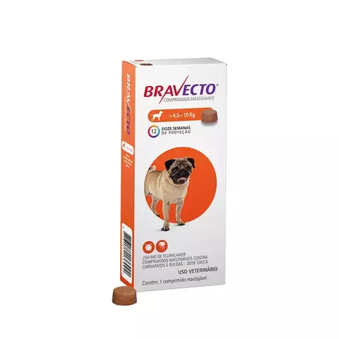 BRAVECTO 250MG (4,5 A 10KG)MSD - comprar online