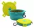 COMEDOURO BEBEDOURO REDONDO RETRATIL C/TAMPA 750ML - comprar online