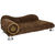 DIVÃ CHENILE MARROM SÃO PET 43X71X25 - comprar online