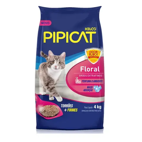 AREIA PIPICAT FLORAL 4KG