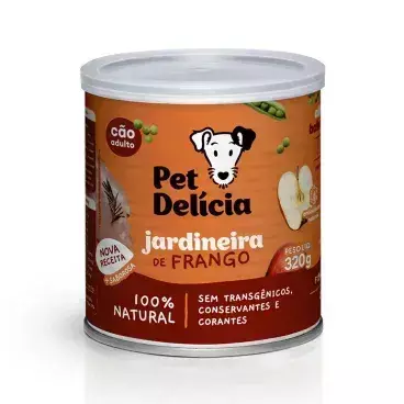 PET DELICIA CAO JARDINEIRA FRANGO 320GR - comprar online