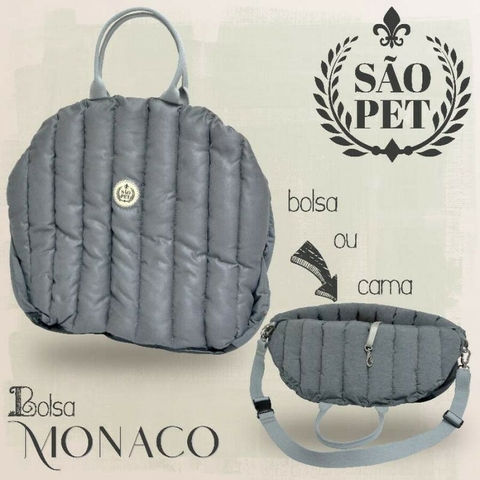 BOLSA MONACO 3 EM 1 CINZA 45X32X45 - comprar online