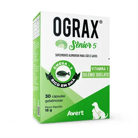 OGRAX SENIOR 5 SUPLEMENTO ALIMENTAR 30 CAP