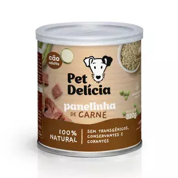 PET DELICIA CAO PANELINHA DE CARNE 320GR - comprar online
