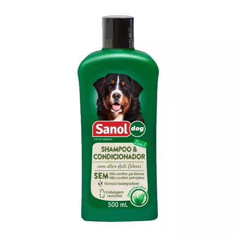 SHAMPOO E CONDICIONADOR SANOL DOG 500ML - comprar online