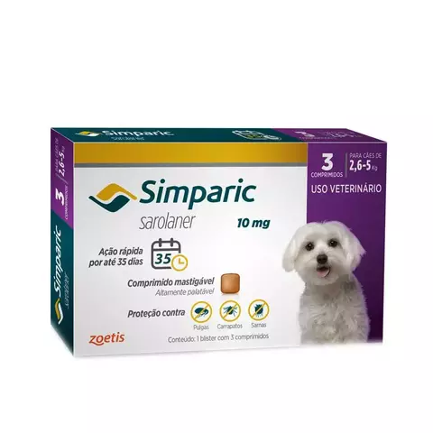 SIMPARIC 10 MG 3 COMPRIMIDOS - comprar online