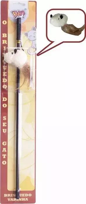 BRINQUEDO VARINHA GATO RAT PENA BBB CAT - comprar online