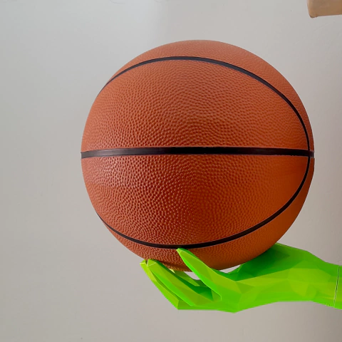 Suporte de bola esportiva - tamanho real - comprar online