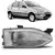 FAROL FIAT PALIO 96/00 MASCARA CROMADA LENTE DE VIDRO FITAM LADO DIREITO