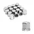 CAPA PARAFUSO RODA 17MM UNIVERSAL CROMADO (JOGO 16 PECAS) SERAUTO 01001 na internet
