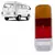 LENTE LANTERNA TRASEIRA VW KOMBI 76/14 CLIPPER 76/96 LADO DIREITO/ESQUERDO VERMELHA/AMBAR RE CRISTAL 1111 - loja online
