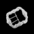 Rectangular floral buckle - buy online