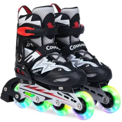 Patins COUGAR MZS835L-QS - Black/White