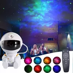 Imagem do Mini Astronauta Projetor Galaxy Star Lights Estrelas Nebulosa Estrelado