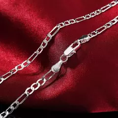 Corrente de prata esterlina 925 para homens e mulheres - loja online