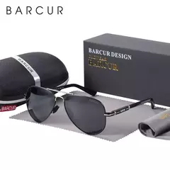 BARCUR-Óculos de sol polarizados para homens, acessórios para óculos, conduç - loja online