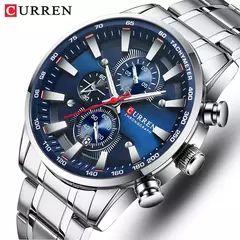 Curren-relógio de pulso masculino de quartzo, esportivo, à prova d`água - comprar online