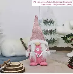 Gnome natal boneca sem rosto feliz natal decorações para casa 2024 cristmas or - comprar online