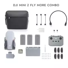 DJI Mini 2 Drone com câmera 4K e 30FPS, Zoom 4X, transmissão de 10km, distância na internet