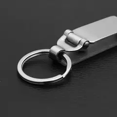 Chaveiro de aço inoxidável anti-perdas, chaveiro destacável para chaves,