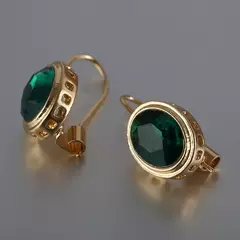 Brincos de cristal de pedra vermelha para mulheres, senhora, noivo de meninas, c