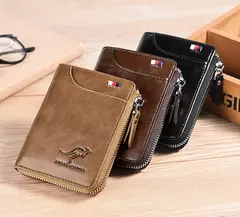 Carteira masculina de couro - comprar online