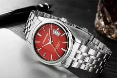 Relógio de quartzo impermeável de luxo masculino