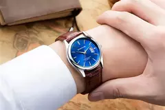 Relógio de quartzo impermeável de luxo masculino na internet
