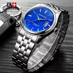 Relógio de quartzo impermeável de luxo masculino