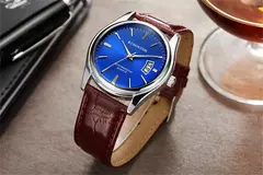 Imagem do Relógio de quartzo impermeável de luxo masculino