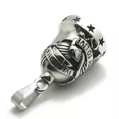 pingente de anel para homens 316l, pingente de aço metálico - comprar online