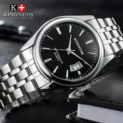 Relógio de quartzo impermeável de luxo masculino