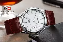 Relógio de quartzo impermeável de luxo masculino na internet