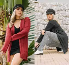 Imagem do Casaquinho Feminino Tricot Kimono Cardigan (JULIA)