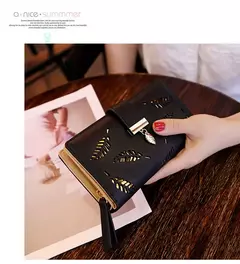 Carteira feminina bolsa de couro - Celebrar Shop