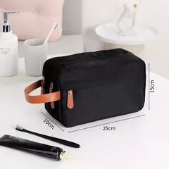 Bolsa de higiene pessoal para viagem masculina, bolsa organizadora de lavagem à